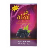 Табак Afzal Ягода c Мятой (Berry with Mint), 50 грамм