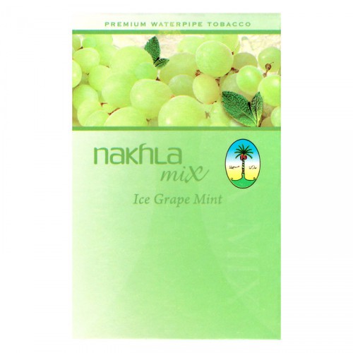 Табак Nakhla Mix Ледяной Виноград + Мята (Ice Grape Mint), 50 грамм (ИСТЕК СРОК ГОДНОСТИ)