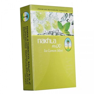 Табак Nakhla Mix Ледяной лимон + Мята (Ice Lemon Mint), 50 грамм (ИСТЕК СРОК ГОДНОСТИ)