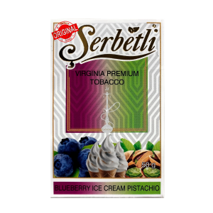 Табак Serbetli Blueberry Ice Cream Pistachio (Мороженое с Голубикой и Фисташками), 50 грамм