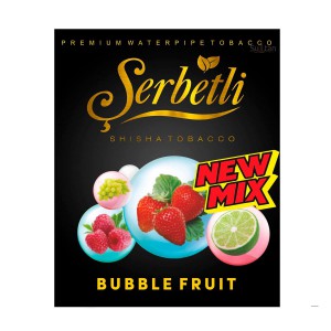 Табак Serbetli Bubble Fruit (Фруктовая Жвачка), 50 грамм (новая упаковка)