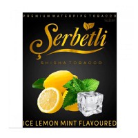 Табак Serbetli Ice Lemon Mint (Ледяной Лимон с Мятой), 50 грамм (новая упаковка)