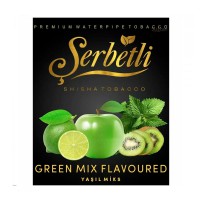 Табак Serbetli Green Mix (Зеленый Микс), 50 грамм (новая упаковка)