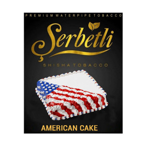 Табак Serbetli American Cake (Американский Пирог), 50 грамм (новая упаковка)