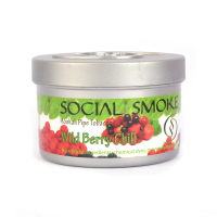 Табак Social Smoke Лесные Ягоды с Мятой (Wild Berry Chill), 100 грамм