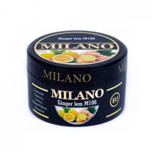 Табак MILANO Ginger Lem M106 (Имбирь, Лимон), 100 грамм