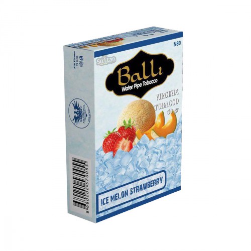 Табак Balli Iced Melon Strawberry (Лед, Дыня и Клубника), 50 грамм