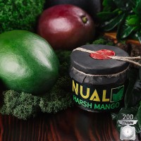 Табак Nual Harsh Mango (Зеленое Манго), 200 грамм