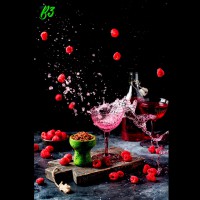 Табак B3 Raspberry Soda (Малиновая Газировка), 50 грамм