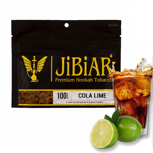 Табак Jibiar Cola Lime (Кола с Лаймом), 100 грамм