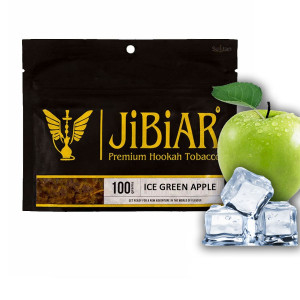 Табак Jibiar Ice Green Apple (Холодное Зелёное Яблоко), 100 грамм