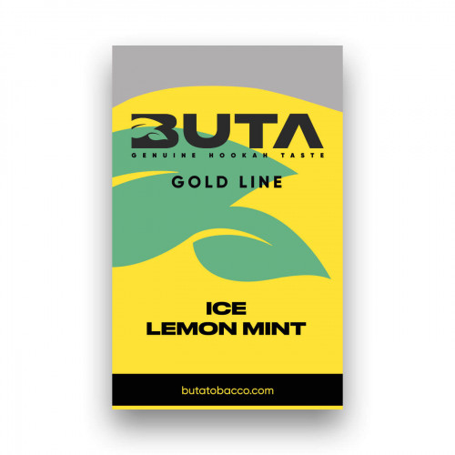 Табак Buta Gold Line Ice Lemon Mint (Лимон и Мята со Льдом), 50 грамм